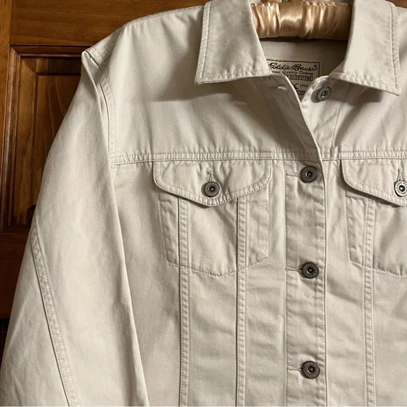 Eddie Bauer XL Cream Khaki Jacket - Picture 6 of 16